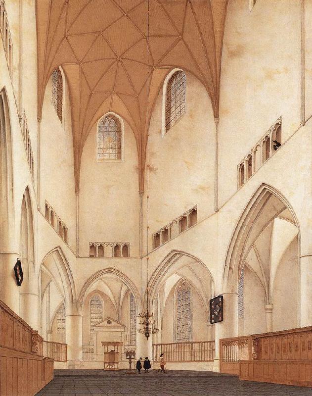 Pieter Jansz Saenredam Interior of the Choir of St Bavo at Haarlem oil painting image